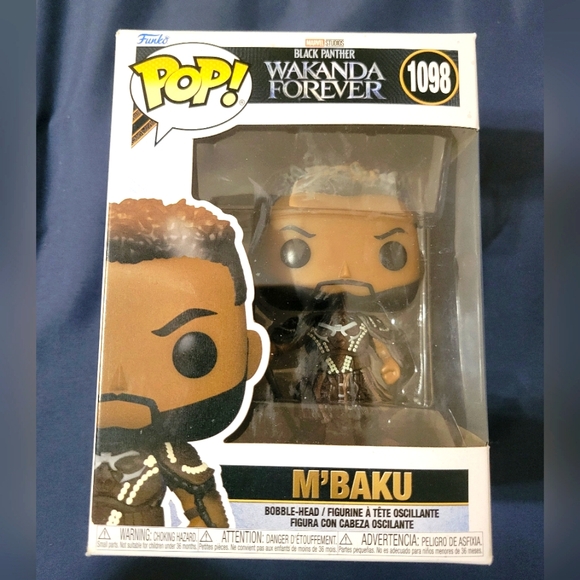 Funko Pop M'Baku 1098 Marvel Studios Black Panther Wakanda Forever Vinyl Figure - Picture 1 of 6
